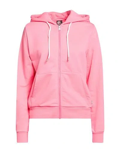 Colmar Woman Sweatshirt Pink Size S Cotton, Polyester
