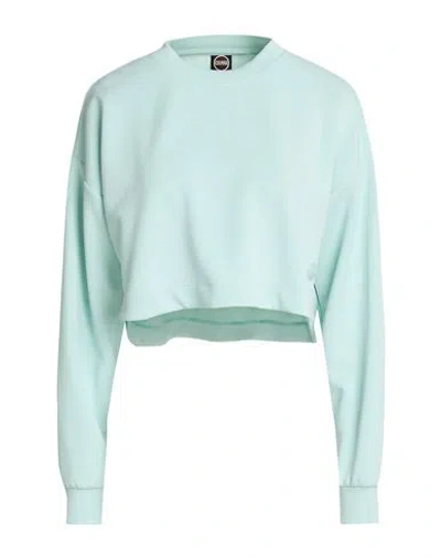 Colmar Woman Sweatshirt Turquoise Size Xl Modal, Polyester, Elastane In Green