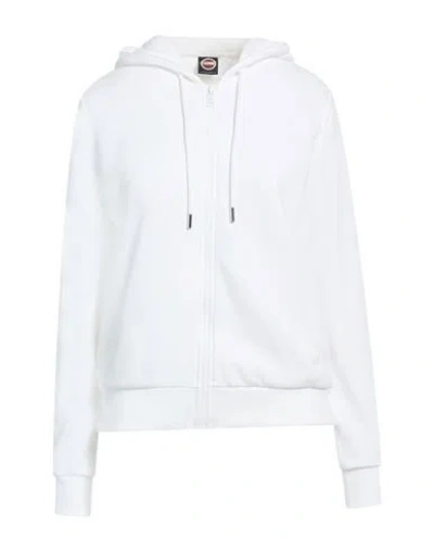 Colmar Woman Sweatshirt White Size L Cotton, Polyester