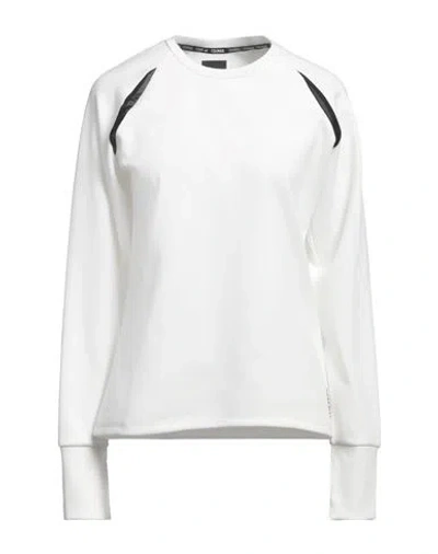 Colmar Woman Sweatshirt White Size M Polyester, Elastane, Polyamide In White