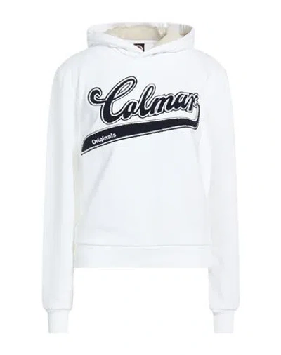 Colmar Woman Sweatshirt White Size S Cotton, Polyester