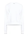 Colmar Woman Sweatshirt White Size L Modal, Polyester, Elastane In White