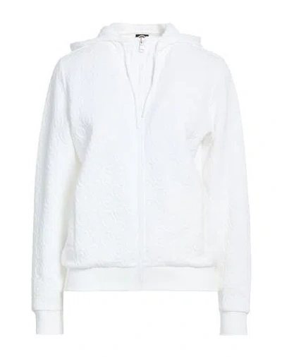 Colmar Woman Sweatshirt White Size S Cotton, Polyester