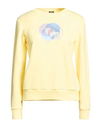 Colmar Woman Sweatshirt Yellow Size Xs Cotton, Polyester