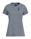 Colmar Woman T-shirt Grey Size L Polyester, Cotton
