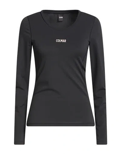 Colmar Woman T-shirt Black Size L Polyamide, Elastane