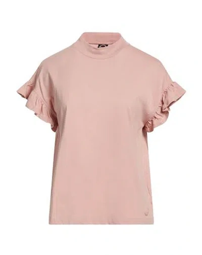 Colmar Woman T-shirt Blush Size M Cotton In Pink