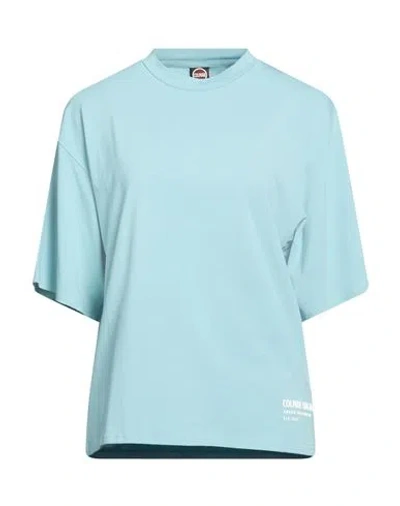 Colmar Woman T-shirt Light Green Size S Cotton, Modal, Elastane