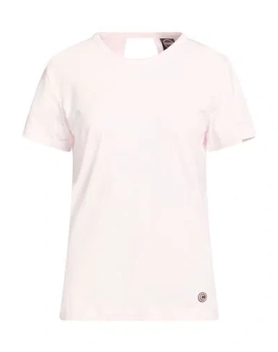 Colmar Woman T-shirt Light Pink Size L Cotton, Modal, Elastane