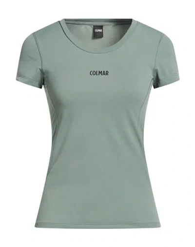 Colmar Woman T-shirt Sage Green Size L Polyamide, Elastane