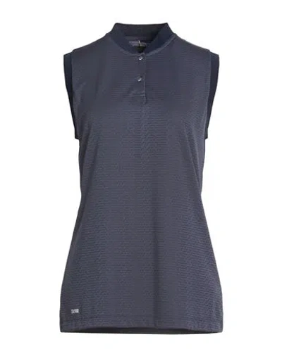 Colmar Woman T-shirt Slate Blue Size Xl Polyester, Elastane, Polyamide