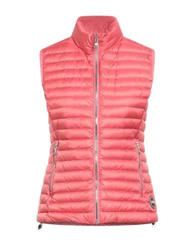 Colmar Woman Vest Coral Size 8 Polyamide In Red