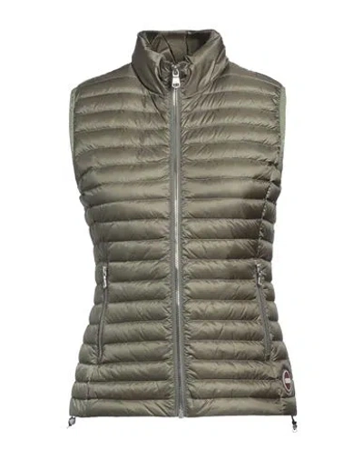 Colmar Woman Vest Dark Green Size 8 Polyamide
