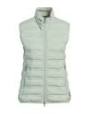 Colmar Woman Vest Light Green Size 6 Polyester, Elastane