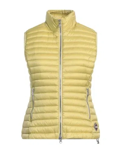 Colmar Woman Vest Lime Green Size 6 Polyamide