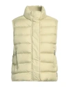 Colmar Woman Vest Lime Green Size 8 Polyester