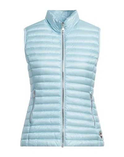 Colmar Woman Vest Sky Blue Size 10 Polyamide
