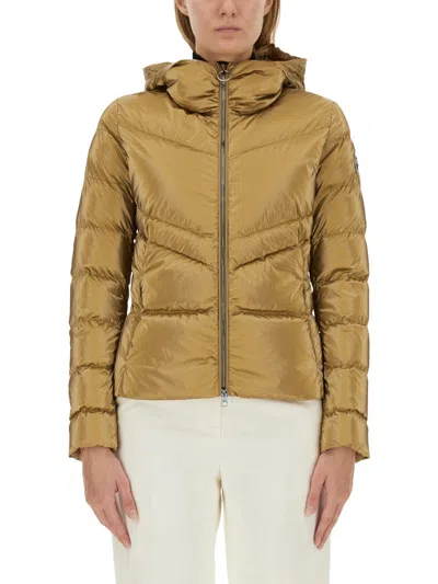 Colmar Women's Down Jacket With Hood In Gold