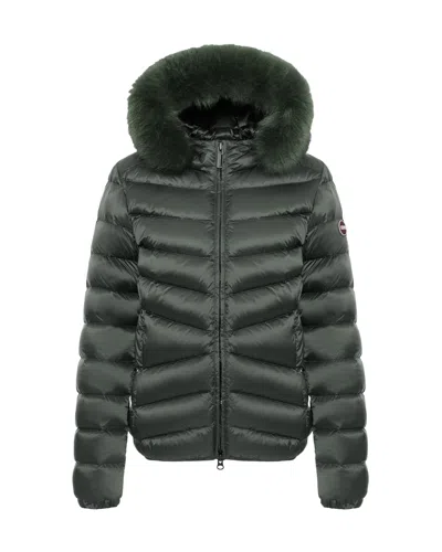 Colmar Women's Hooded Down Puffer Jacket In Green
