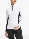 Colmar Zip Textured Ski Sweatshirt In White