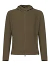 Colmar Stretch Jacket With Hood In Brown