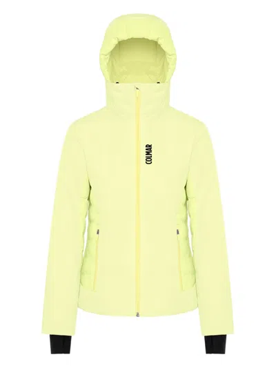 Colmar Zip-up Hooded Performance Jacket In Yellow