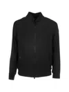 Colmar Giacca Biker Nera In Softshell In Black