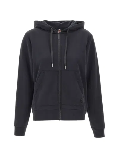 Colmar Zip-up Drawstring Hoodie In Black