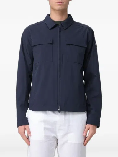 Colmar Zip-up Flap-pocket Jacket In Blue