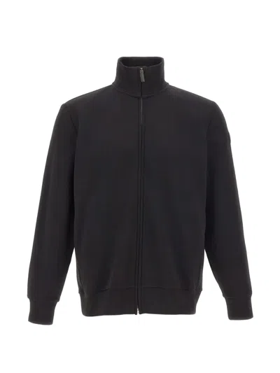 Colmar Zip-up High-neck Sweater In Black