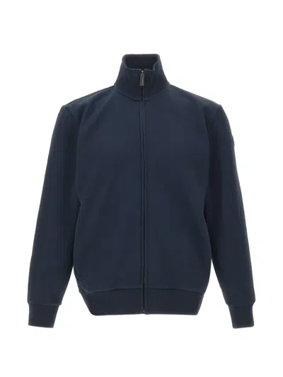 Colmar Zip-up High-neck Sweater In Blue