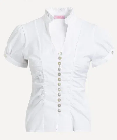 Coloma's Women's Paloma White Cotton Shirt