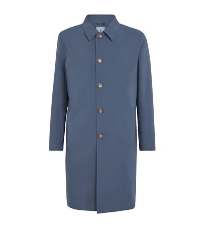 Colombo 20 Knots Car Coat In Blue
