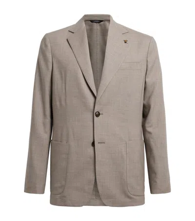 Colombo Cashmere 4.0 Robert Blazer In Brown