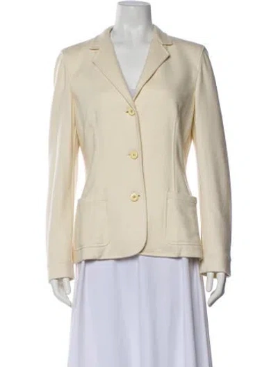 Pre-owned Colombo Cashmere Blazer In White