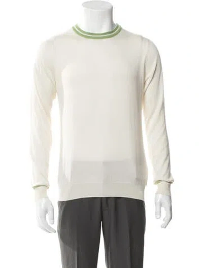 Pre-owned Colombo Cashmere Crew Neck Pullover In Neutral