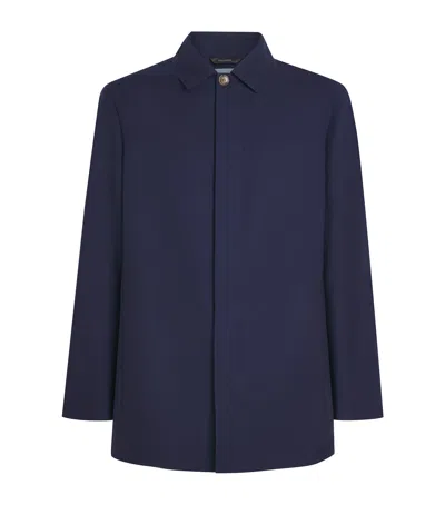 Colombo Cashmere Peacoat In Blue