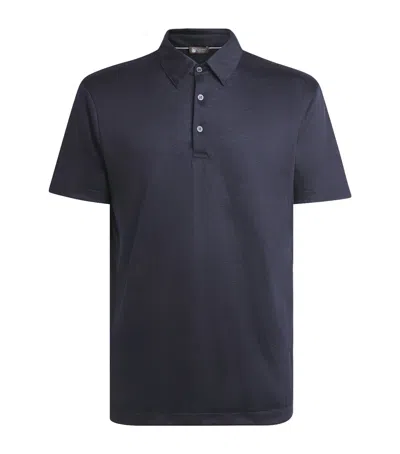 Colombo Cashmere Polo Shirt In Blue