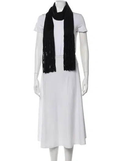 Pre-owned Colombo Cashmere Scarf In Black