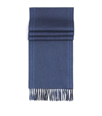 Colombo Cashmere Scarf In Blue
