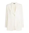 Colombo Cashmere-silk Blazer In Ivory