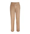 Colombo Cashmere-silk Drawstring Trousers In Brown