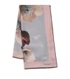Colombo Cashmere-silk Floral Print Scarf In Multi