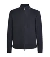 Colombo Cashmere-silk Lightweight Jacket In Blue
