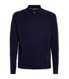 Colombo Cashmere-silk Polo-neck Sweater In Blue