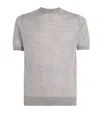 Colombo Cashmere-silk T-shirt In Gray