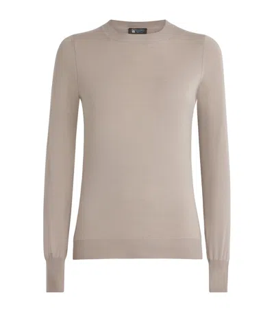 Colombo Cashmere Sweater In Beige