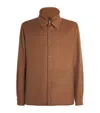 COLOMBO CASHMERE ZIP-INSERT OVERSHIRT