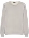 Colombo Ma01608spr226 Kise01 Girocollo Spruzzato In Grey