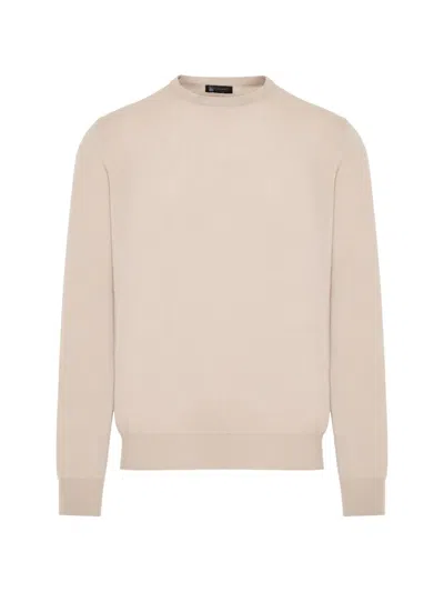 Colombo Crew-neck Ribbed-trim Sweater In Multi